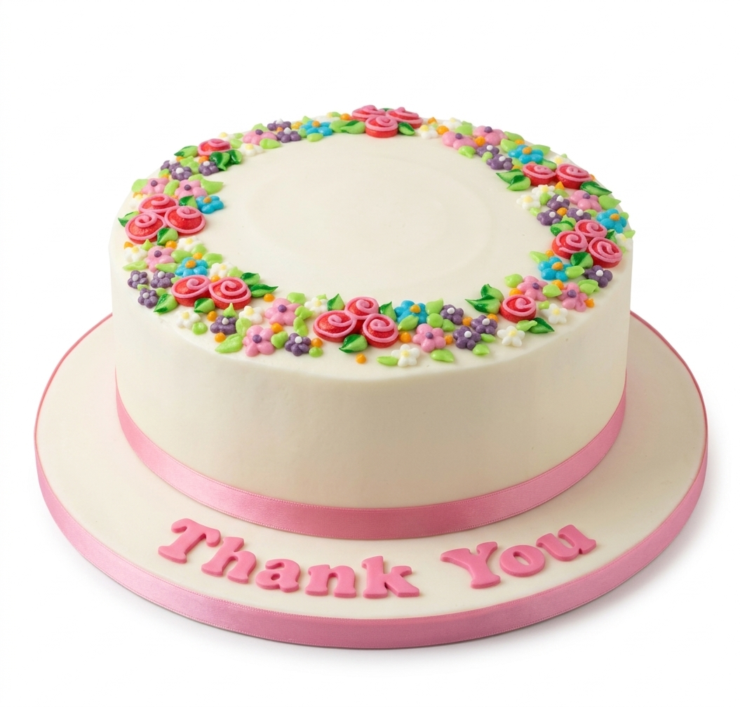 Floral Birthday Cake for Her