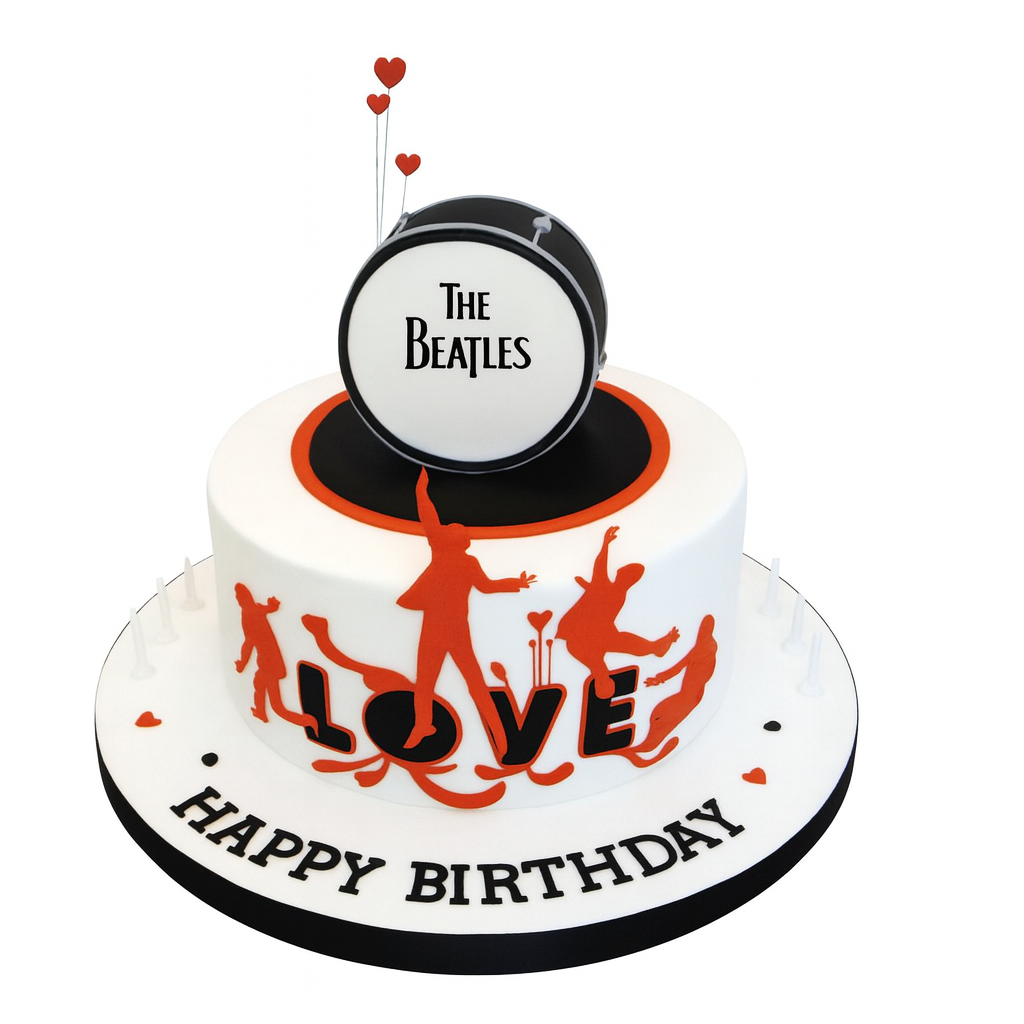 The beatles cake