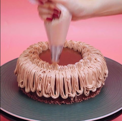 The Chocolate Ganache Waffery Affair - DIY Cake