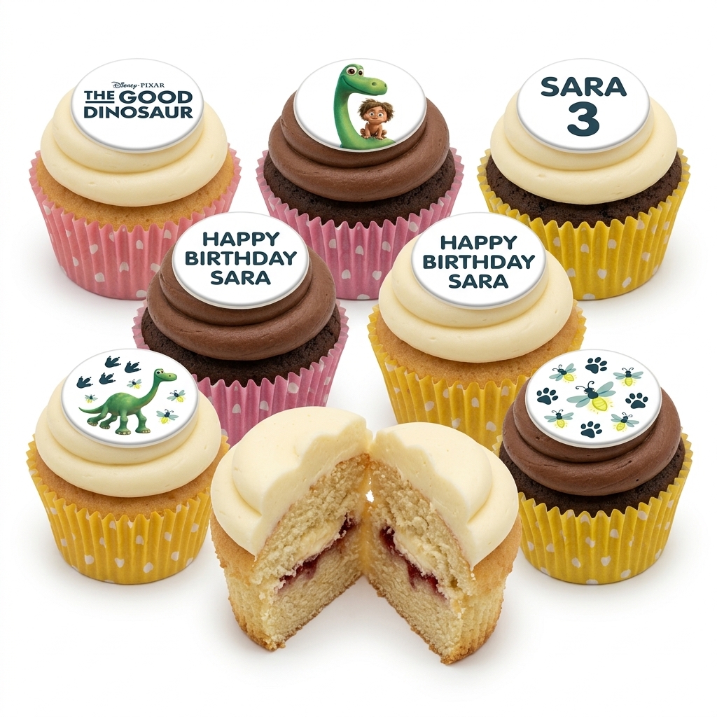 The Good Dinosaur Birthday Cupcakes