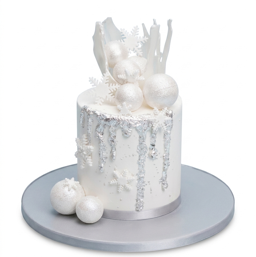 Winter Wonderland Birthday Cake