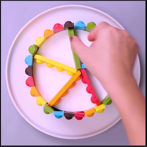 The Mini Rainbow Confectionary - DIY Cake