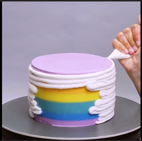 The Sphere Colored Dripps - DIY Cake