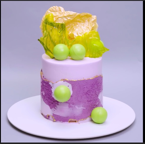 The Sugar Sailed Mauve Delight - DIY Cake