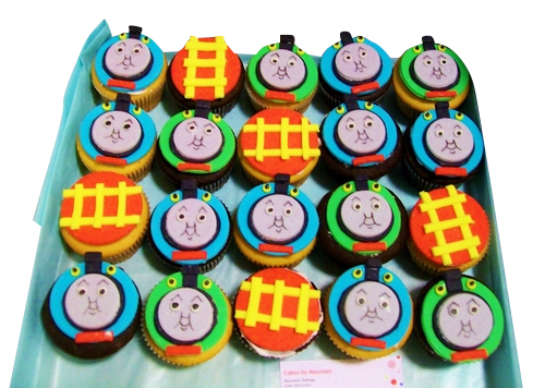 Thomas The Tank Engine Cupcakes