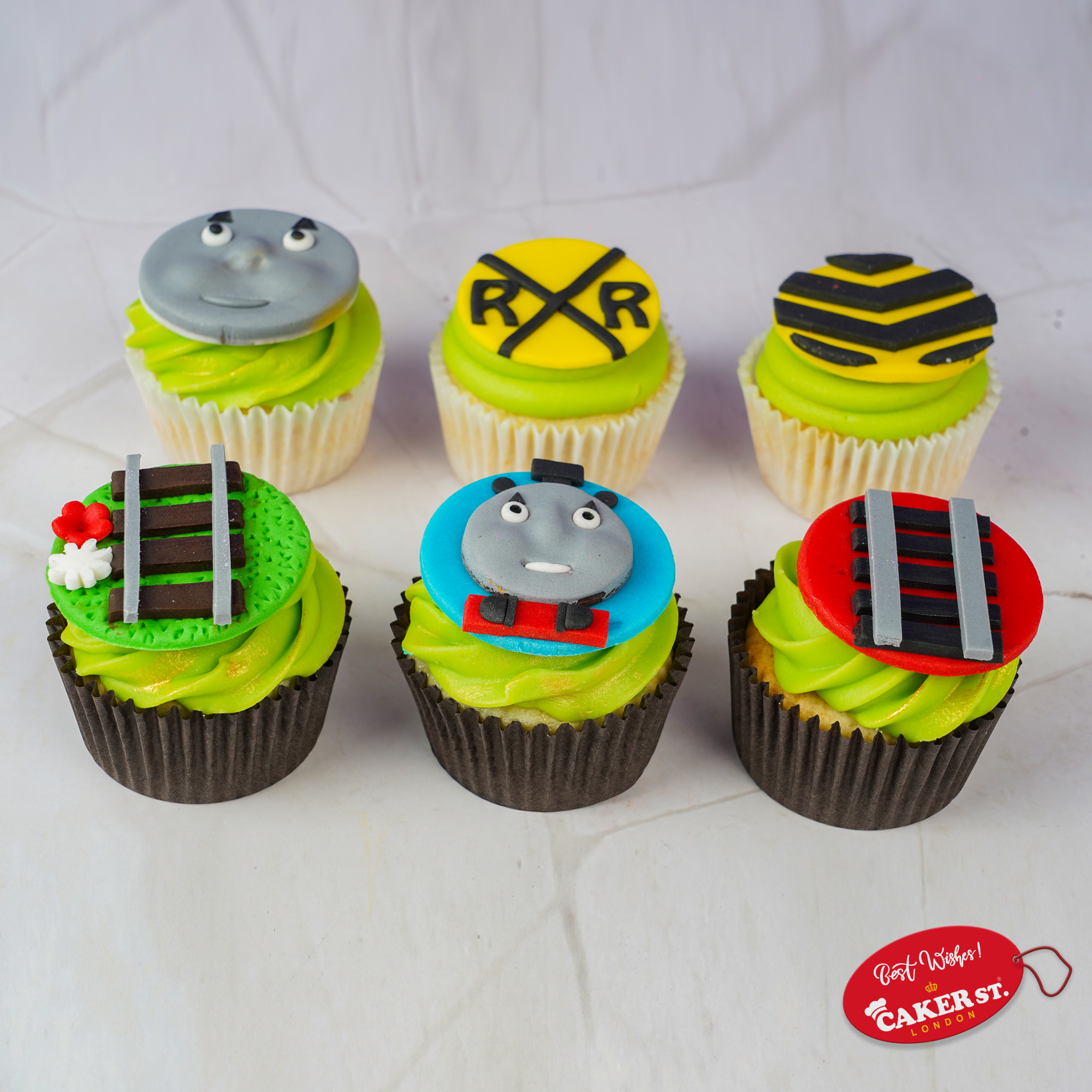Thomas Whistle Whirls Cupcakes