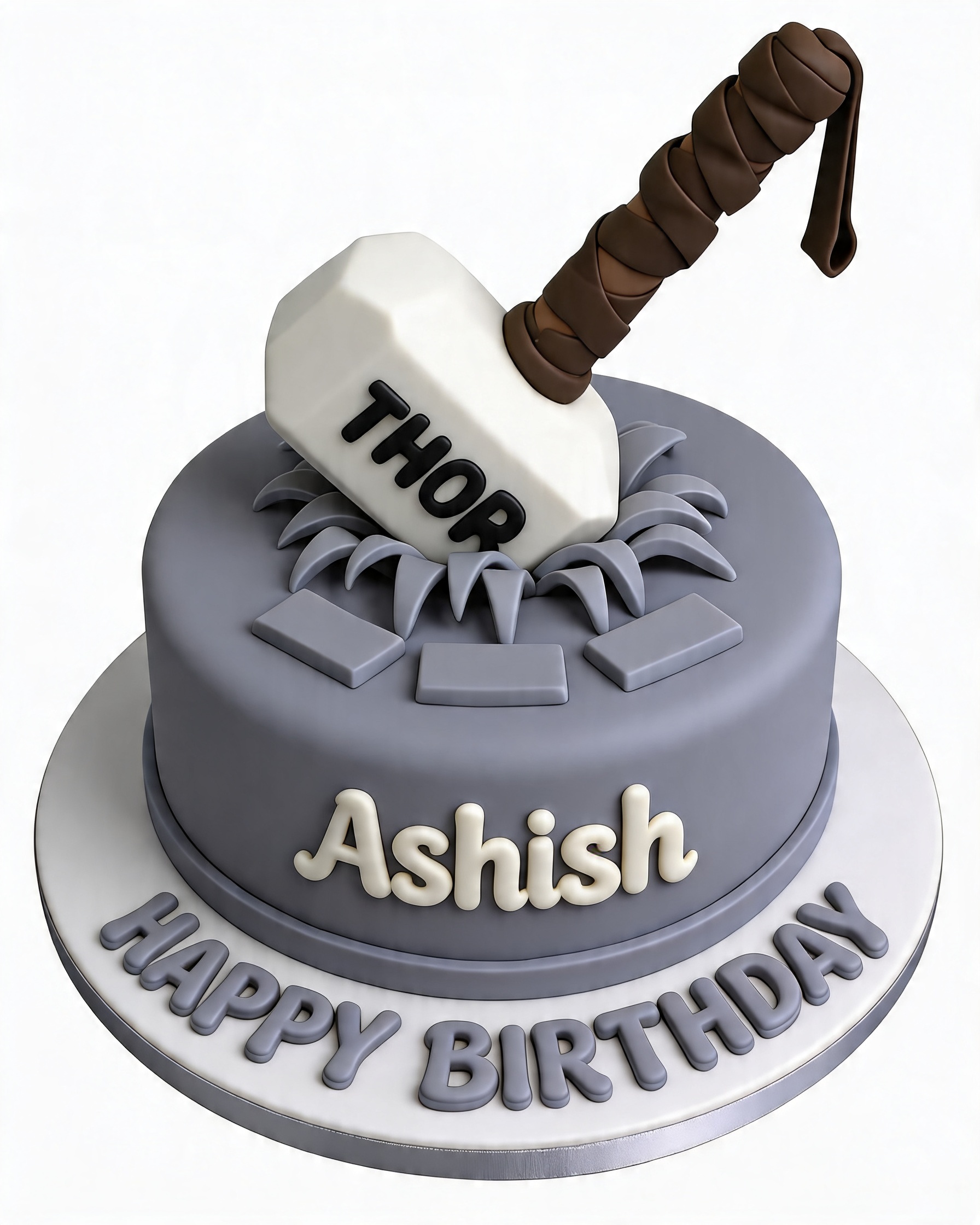 Thor Hammer Birthday Cake