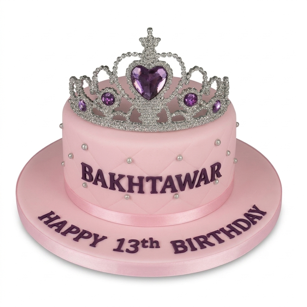 Princess Tiara Birthday Cake