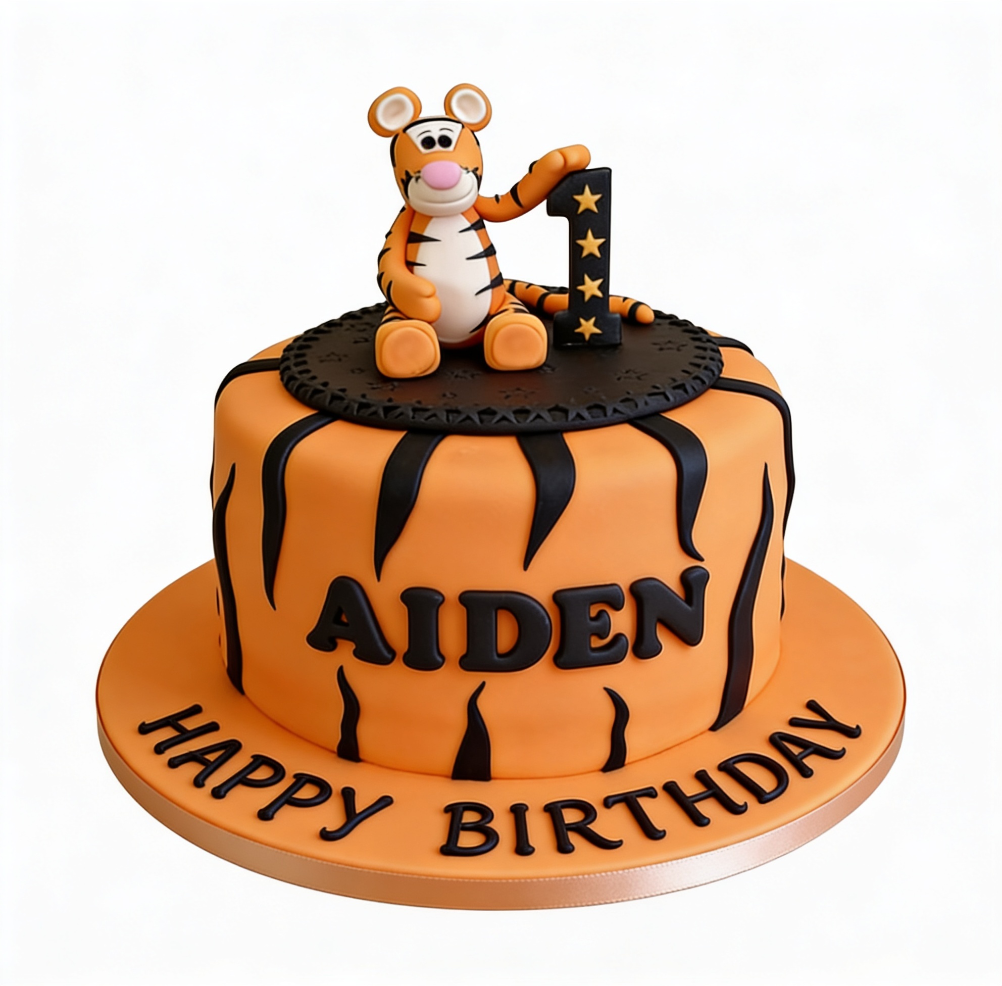 Tigger Theme Birthday Cake for Kids