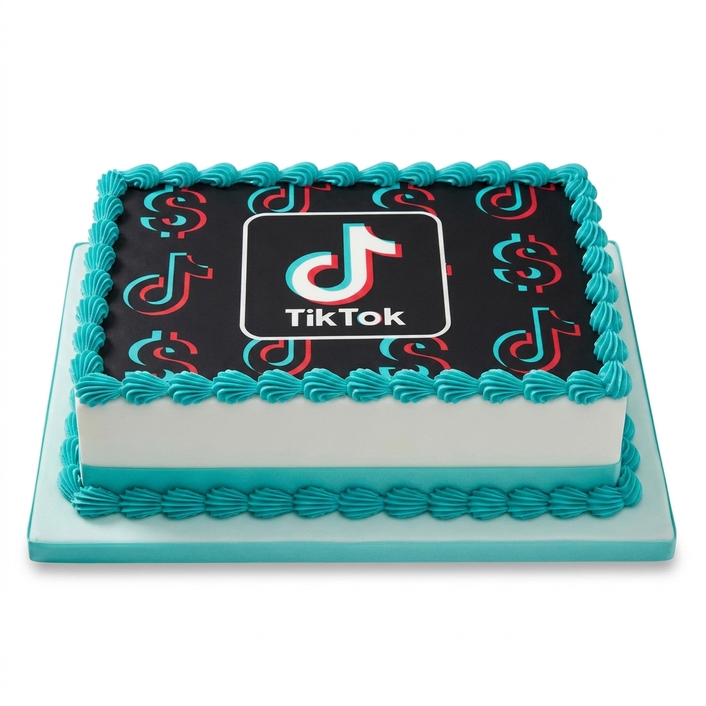 TikTok Birthday Cake
