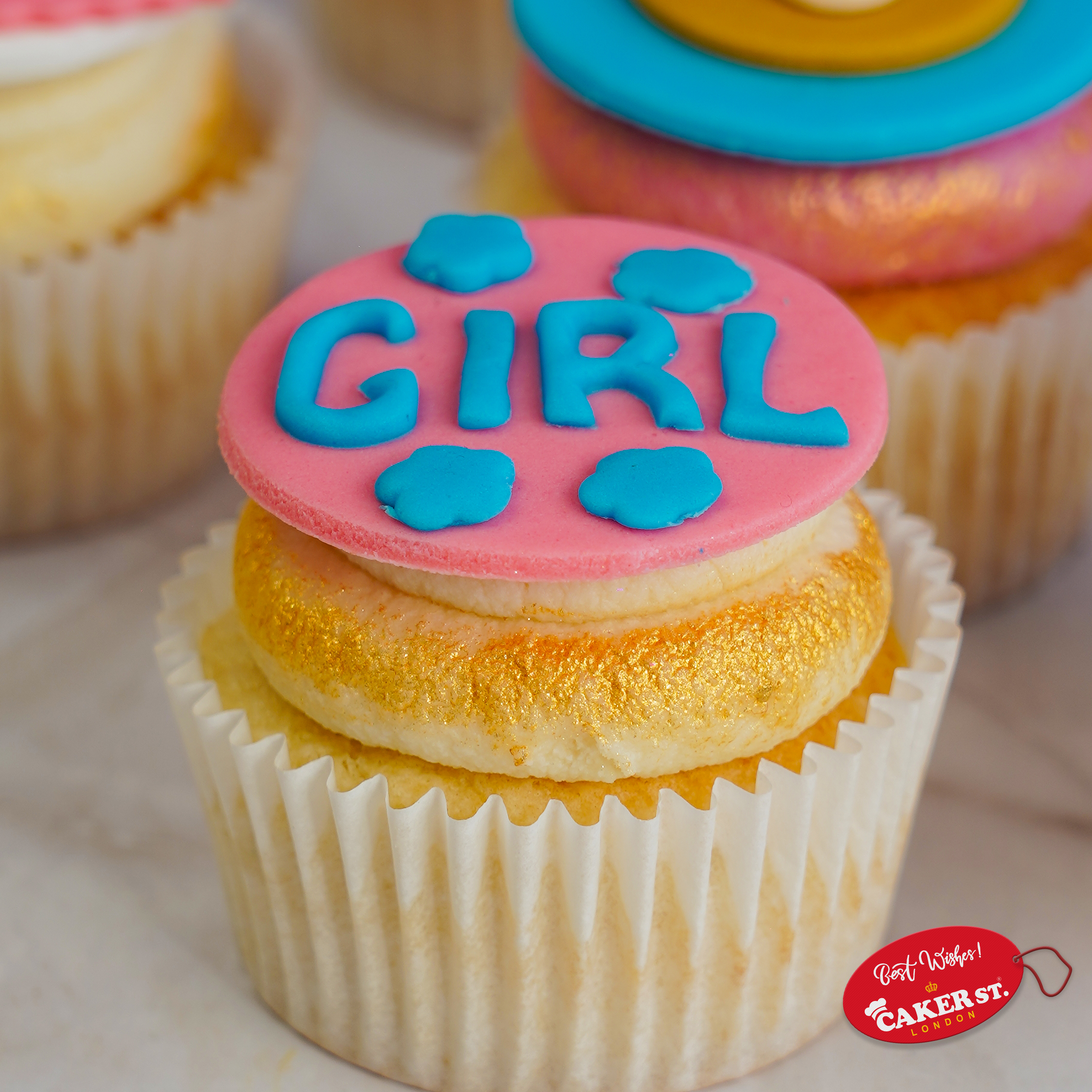 baby shower cupcakes for Girls