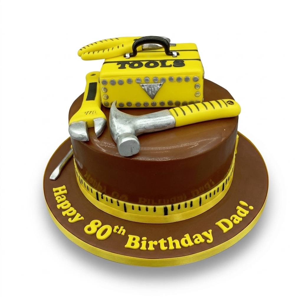 Toolbox Theme Birthday Cake