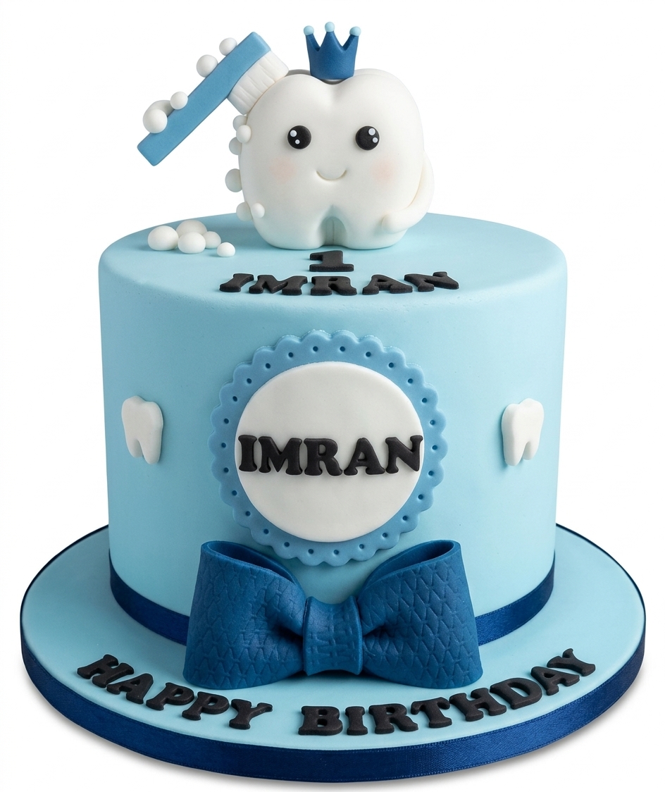 Kids Tooth Birthday Cake