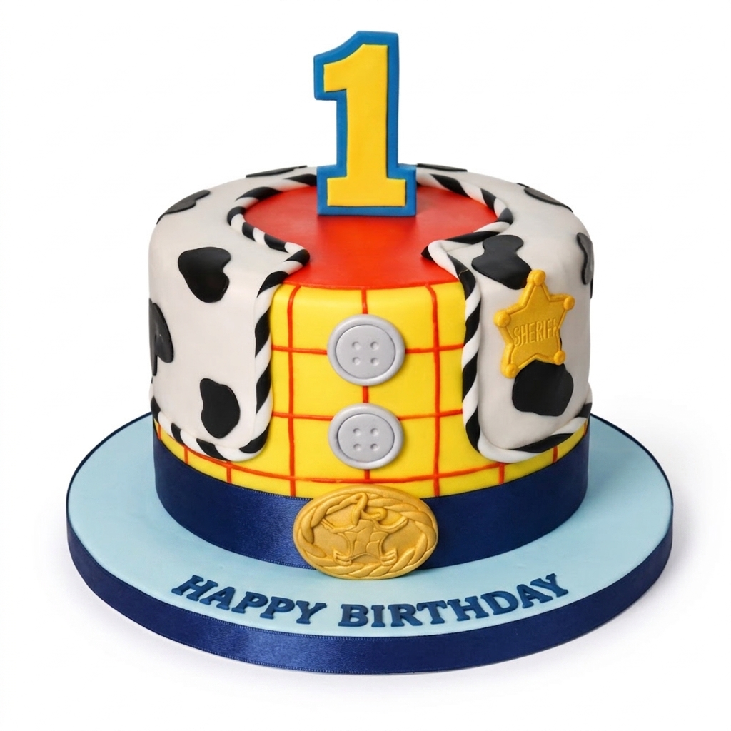 Toy Story Woody Birthday Cake