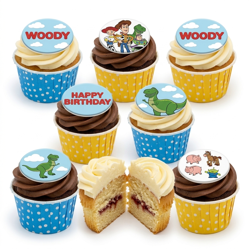 Toy Story Theme Birthday Cupcakes