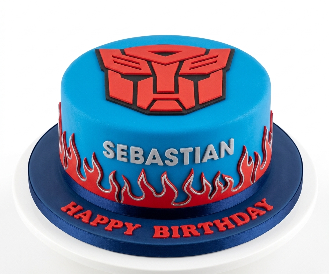 Transformers Birthday Cake for Boys