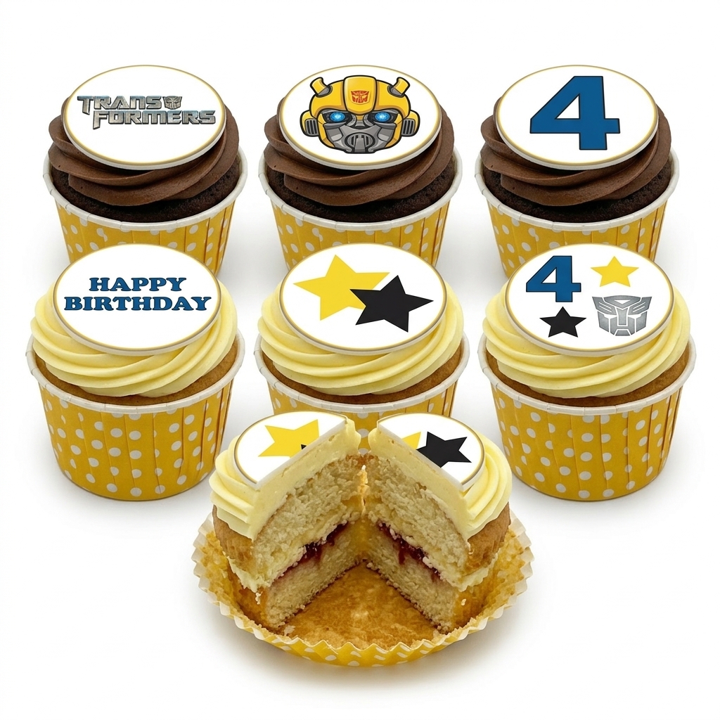 Transformers Birthday Cupcakes for Kids