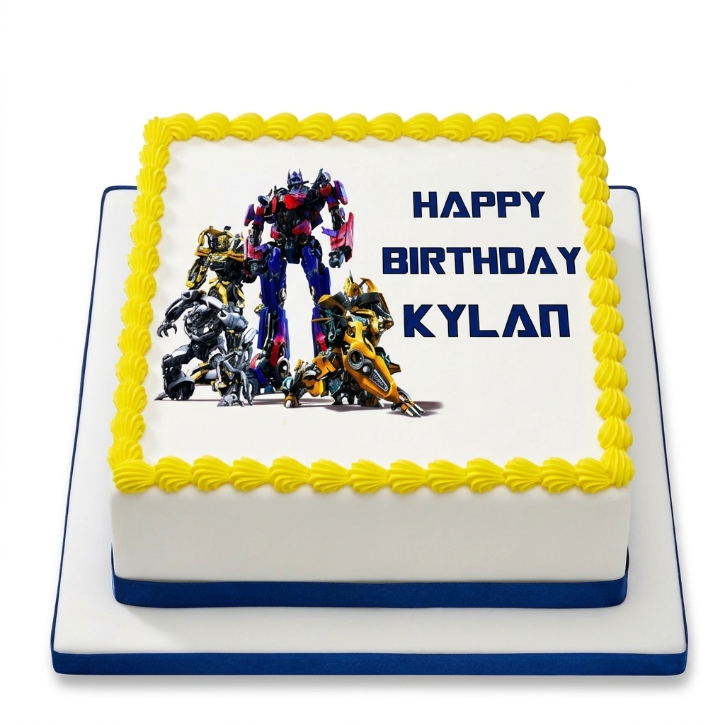 Transformers Birthday Cake