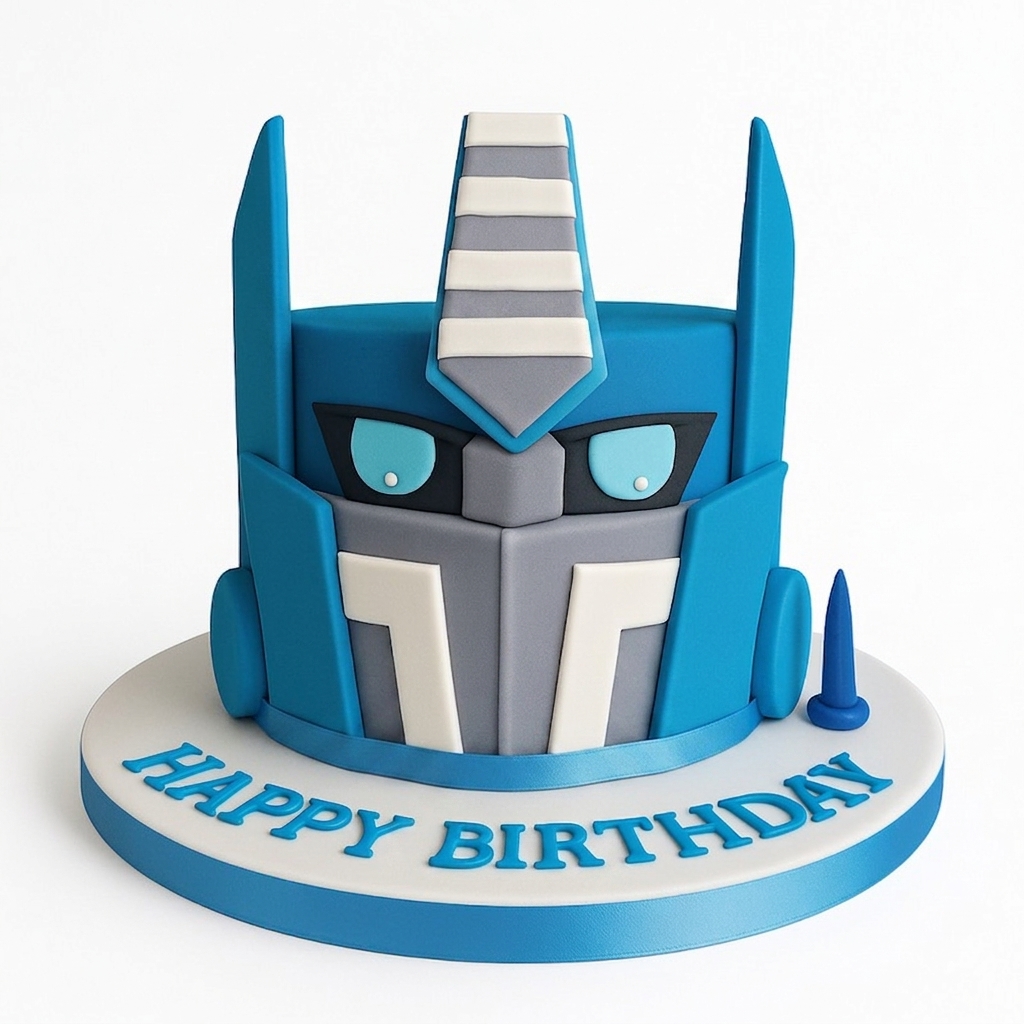 Optimus Prime Kids Birthday Cake