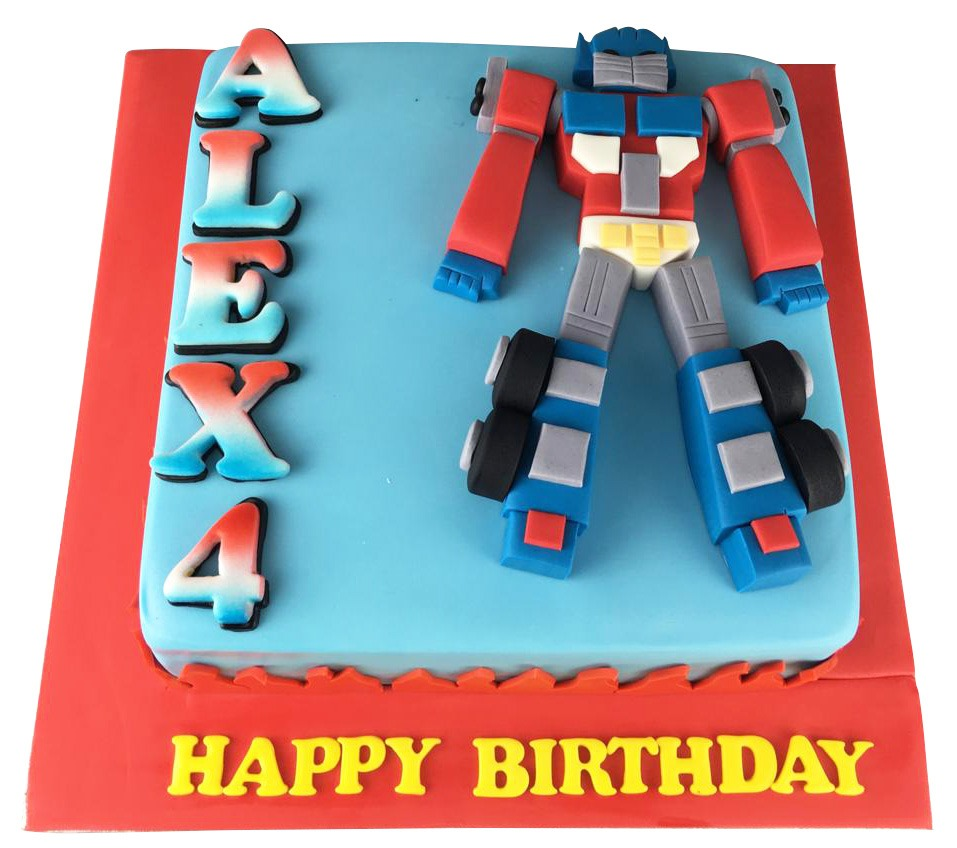 Transformers Truck Cake