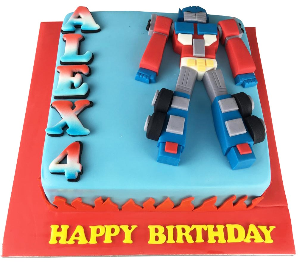 Transformers Truck Cake
