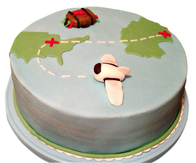 travel theme cake ideas