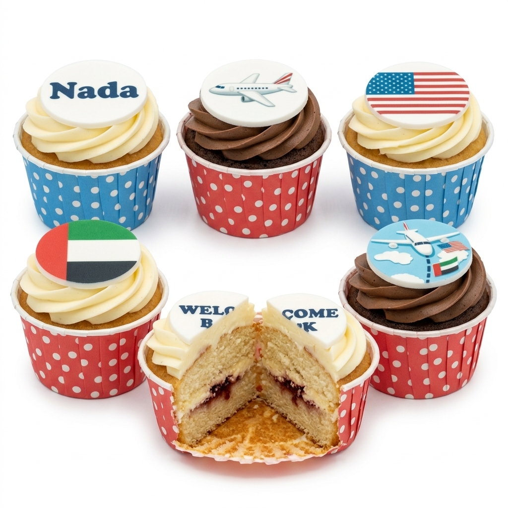 Welcome Home Travel Cupcakes
