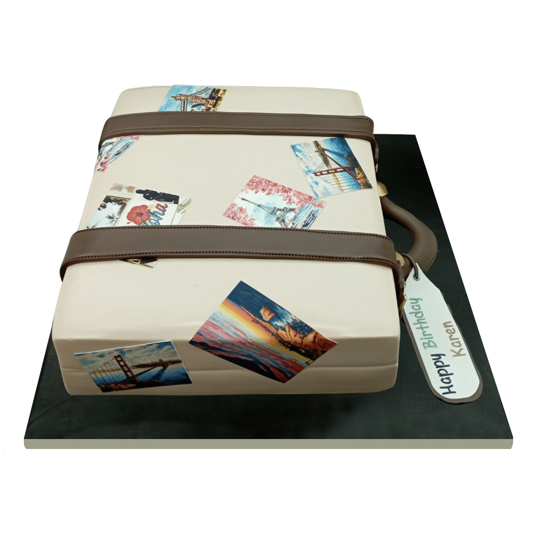 Travel themed Birthday Cake