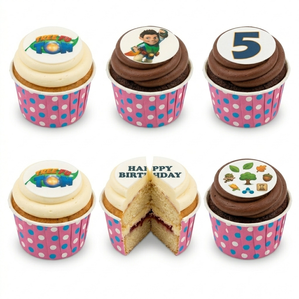 Tree Fu Tom Kids Birthday Cupcakes