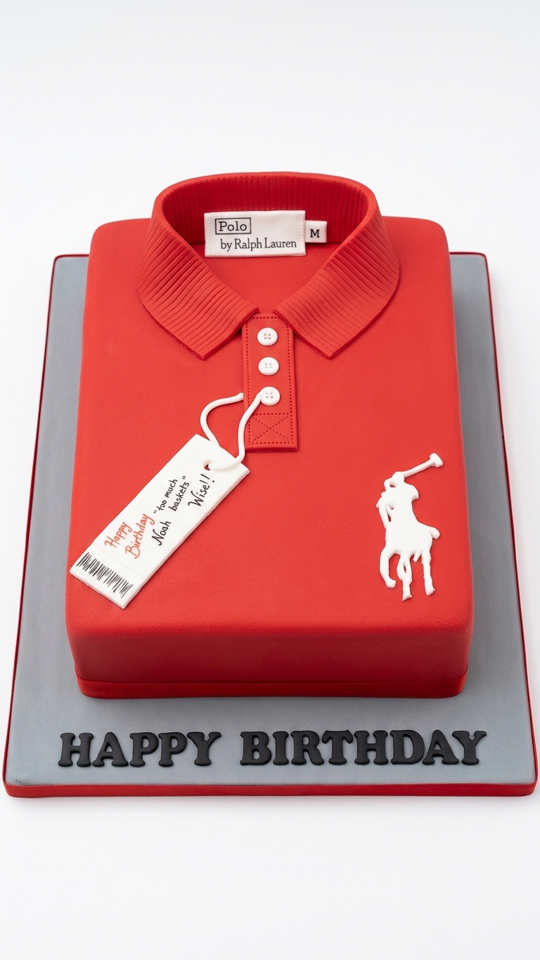 Polo Shirt Birthday Cake for Him
