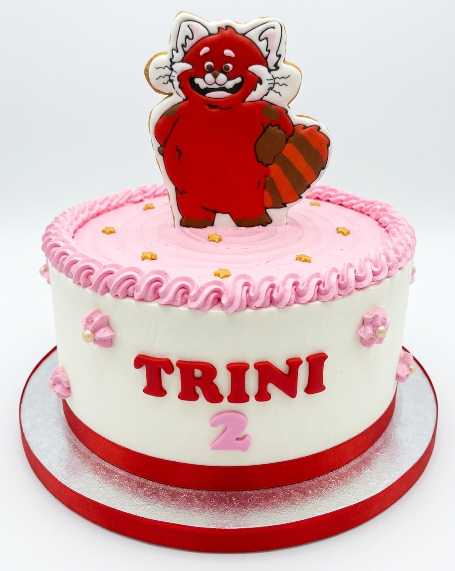 Turning Red Panda Birthday Cake for Girls