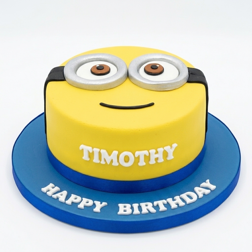 Minion Birthday Cake
