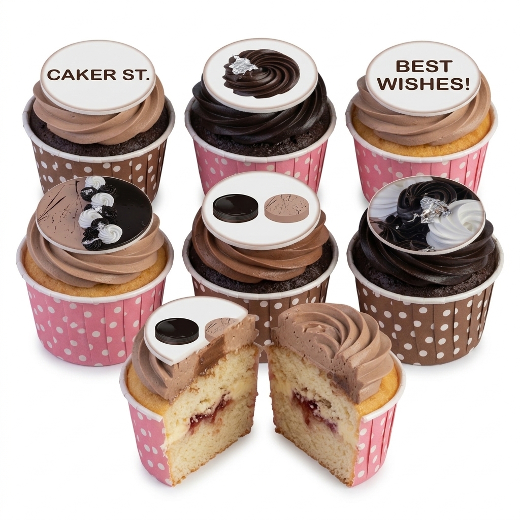 Celebration Cupcakes Assortment with Custom Message