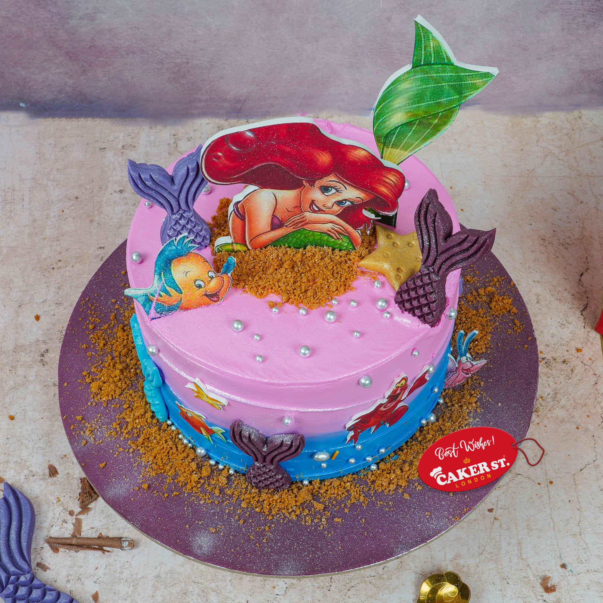 Undersea Fantasy Mermaid Cake