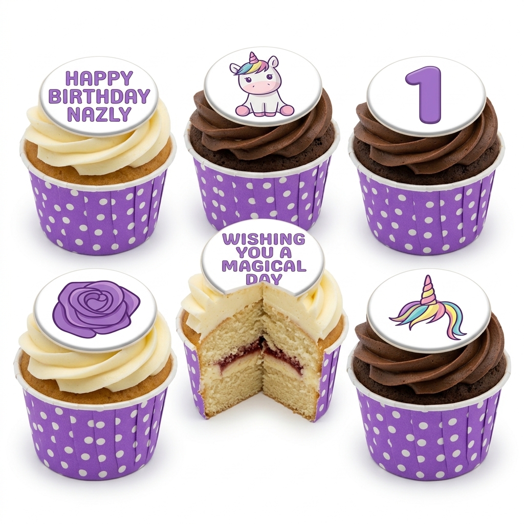 Enchanting Unicorn Birthday Cupcakes