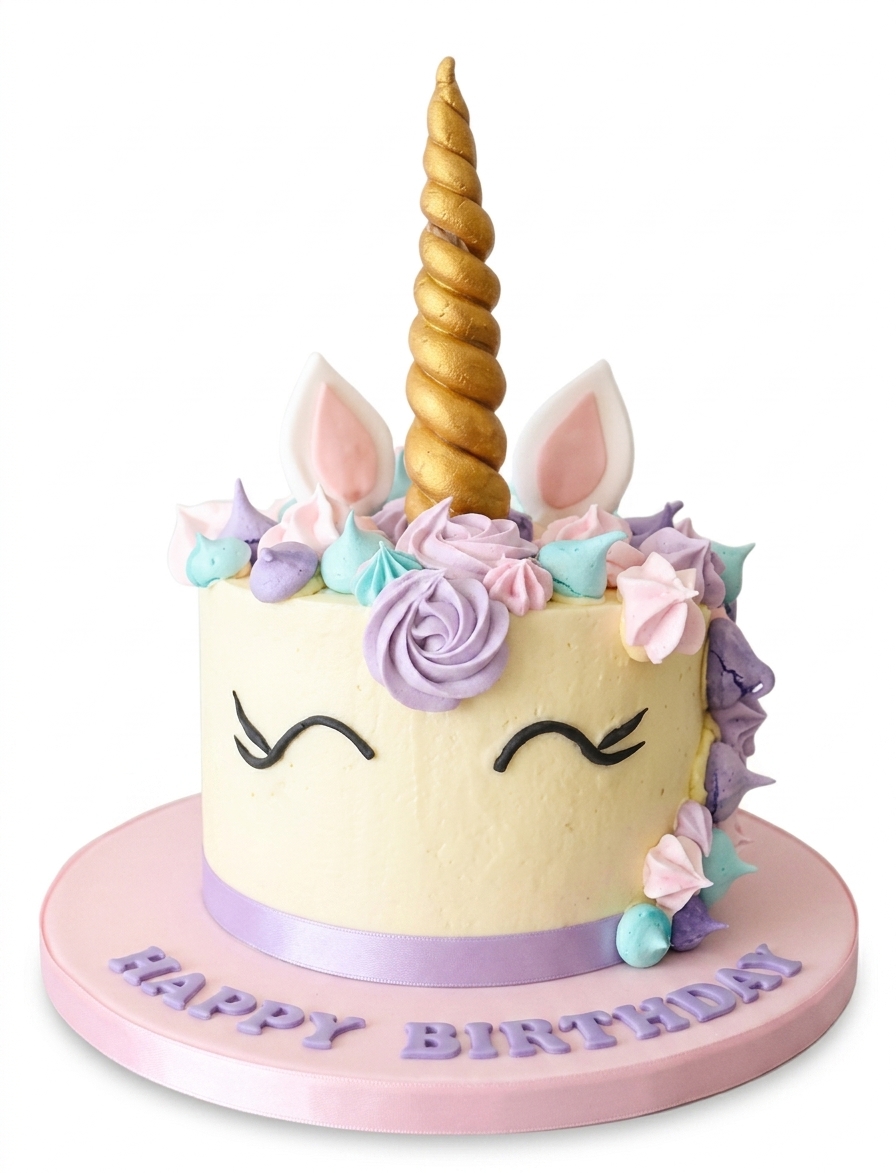 Magical Unicorn Birthday Cake