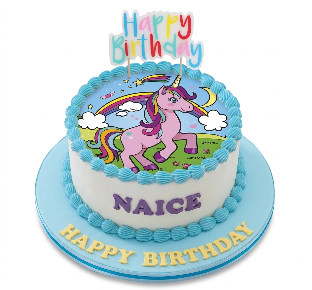 Unicorn Birthday Cake for Girls