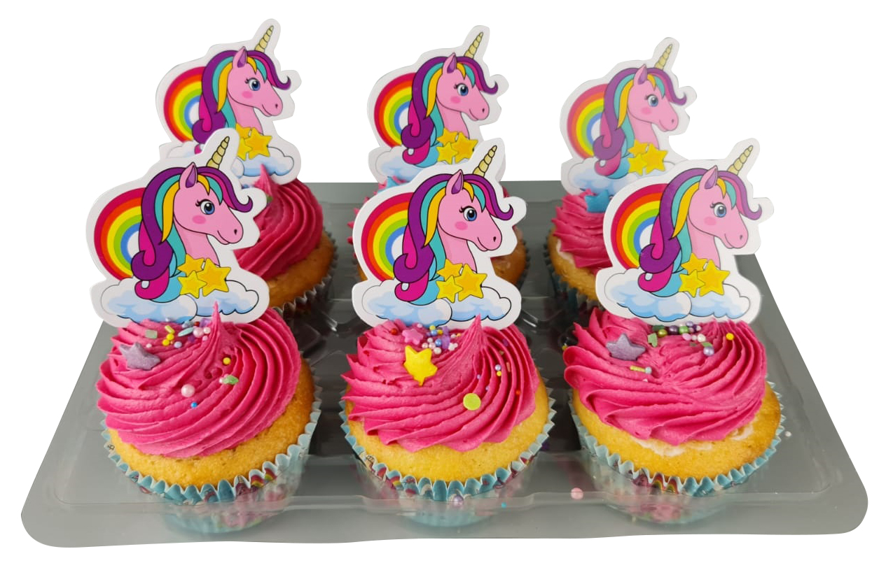 Unicorn Cupcakes Pack of 6