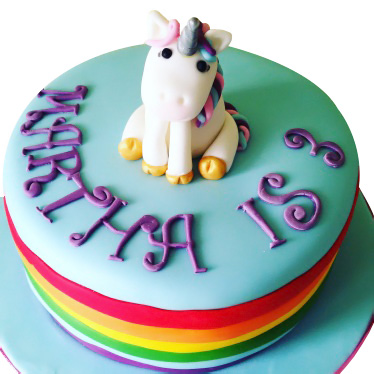 Unicorn Themed Cake