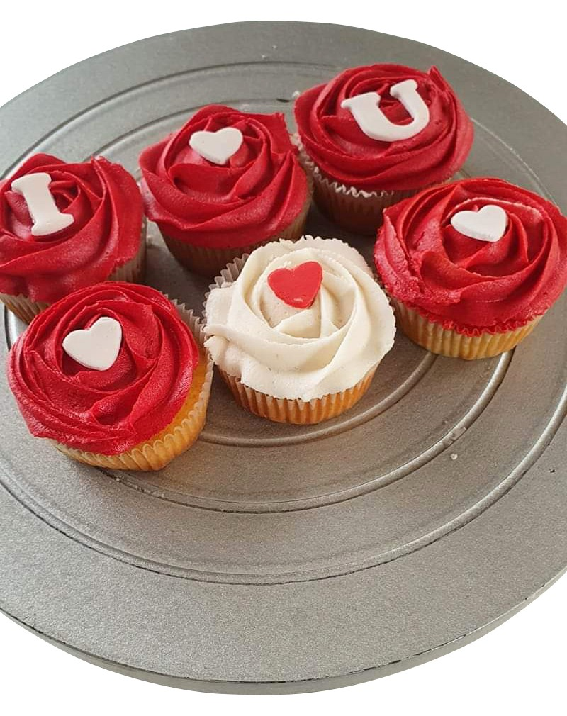 Valentines Cupcakes - Pack of 6