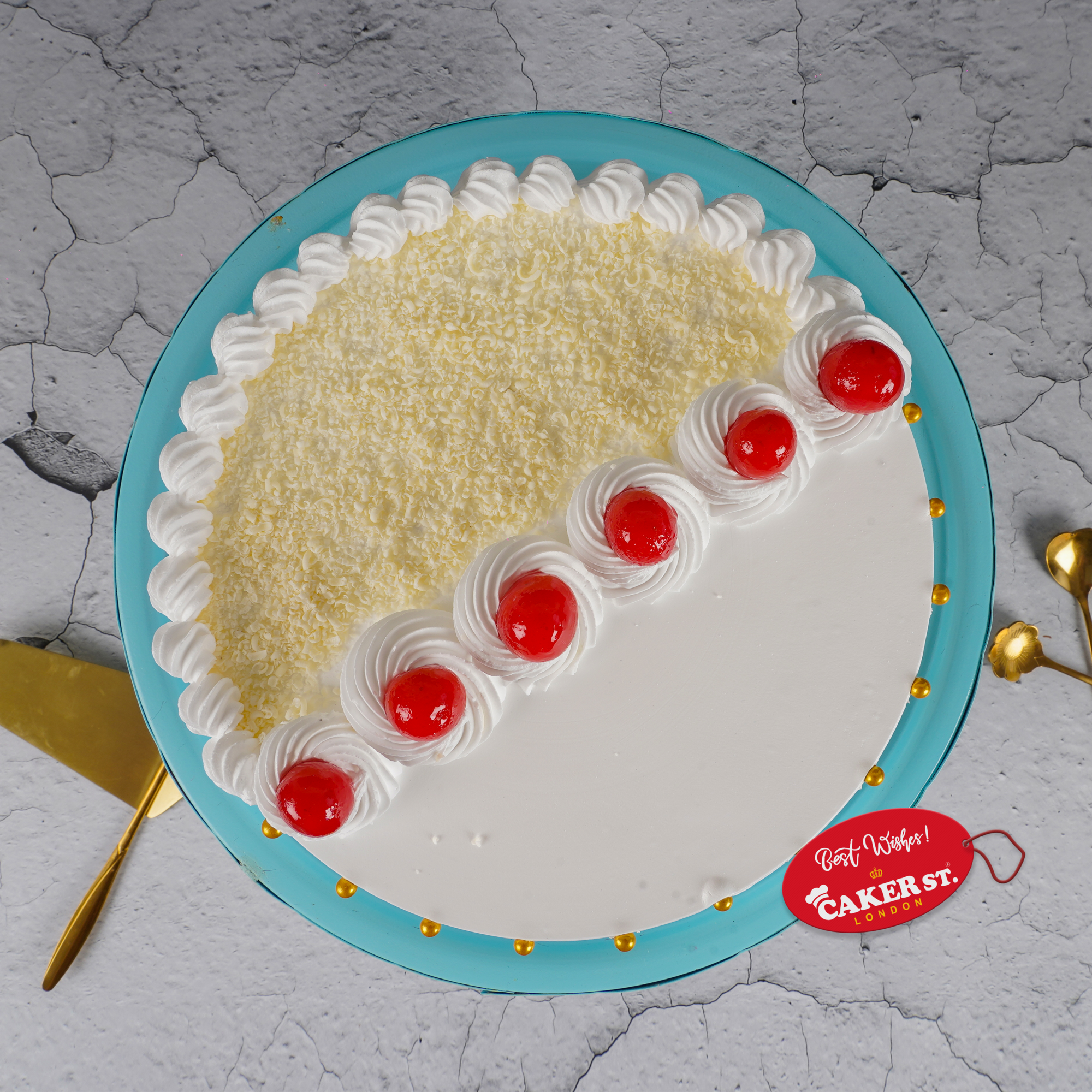 Vanilla Cherry Cake 