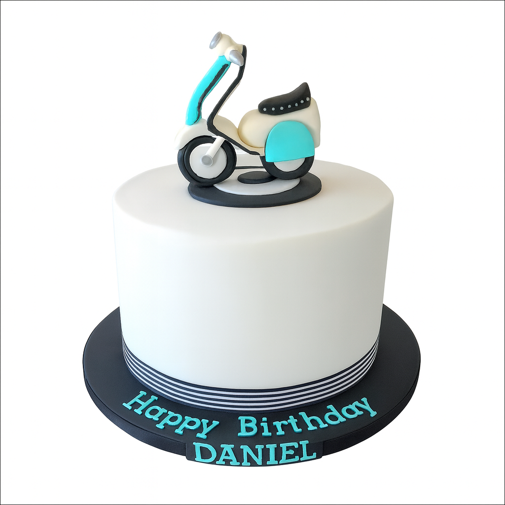 vespa scooter cake
