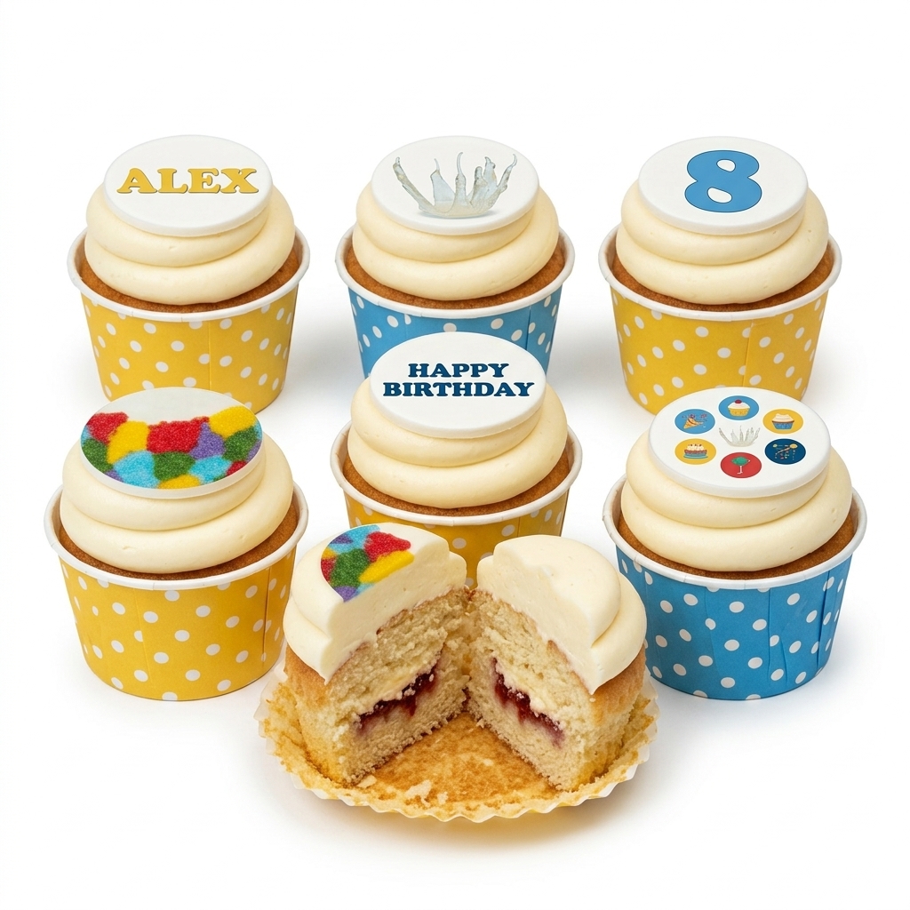 Personalised Birthday Cupcakes