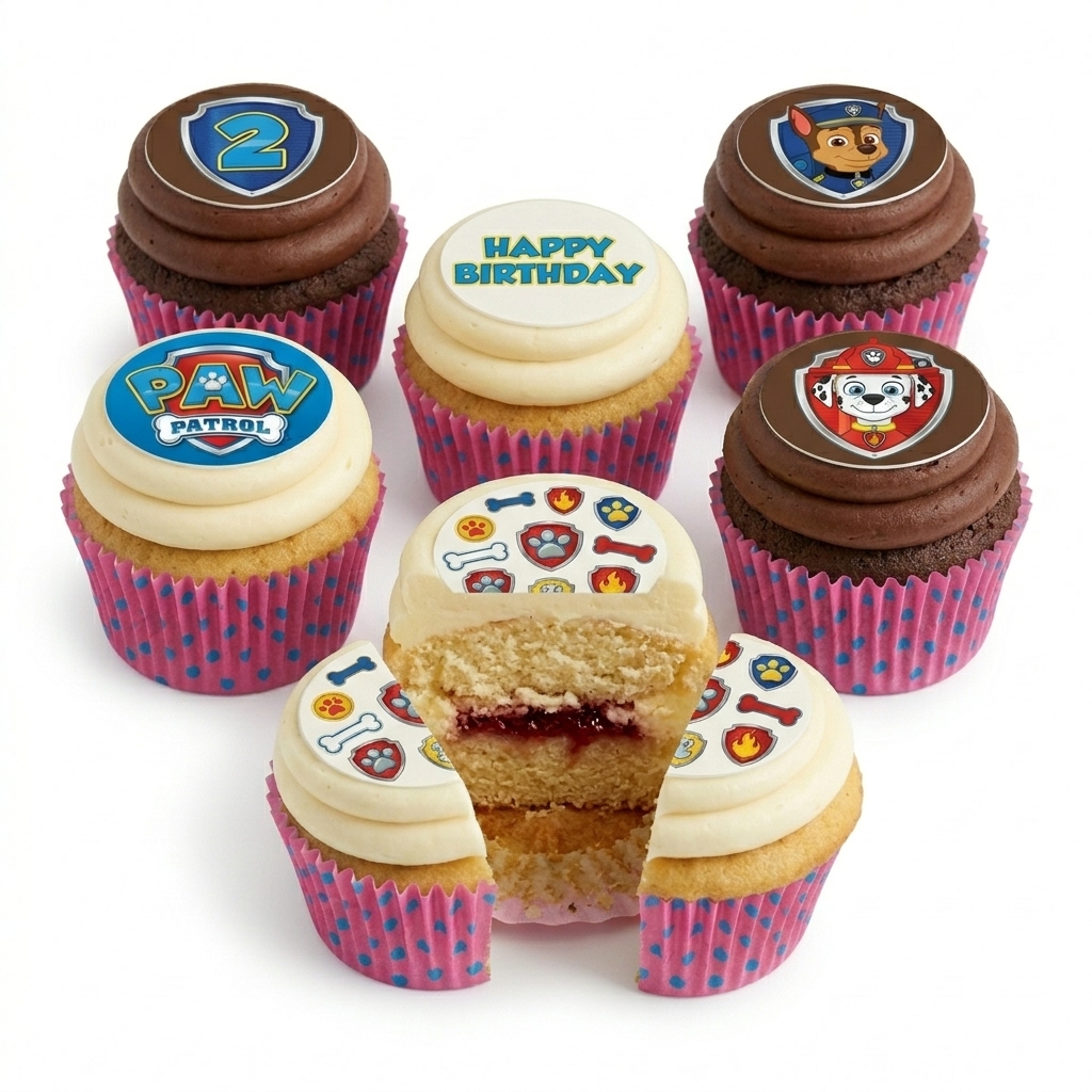 Paw Patrol Birthday Cupcakes