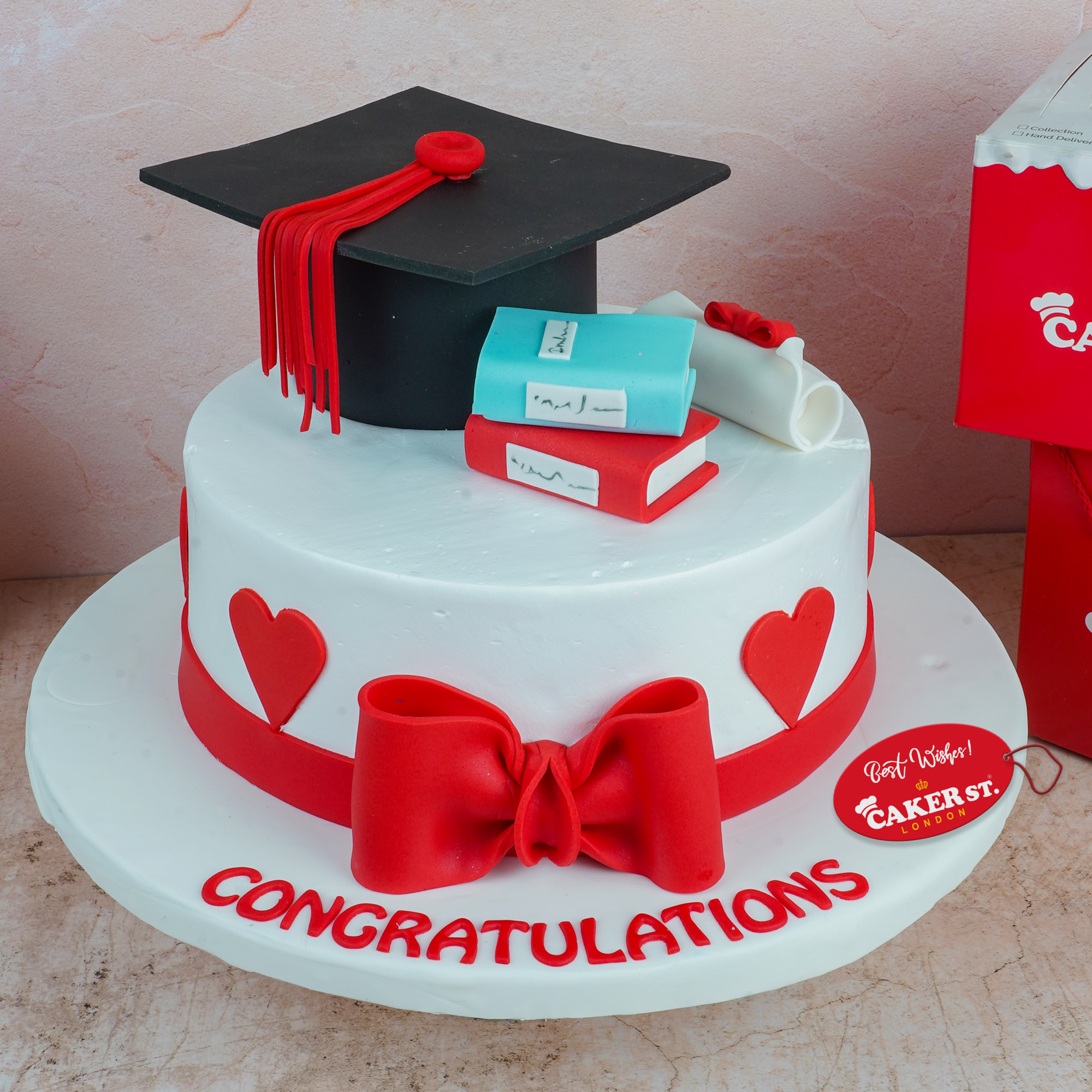 Victory Celebration Graduation Cake 