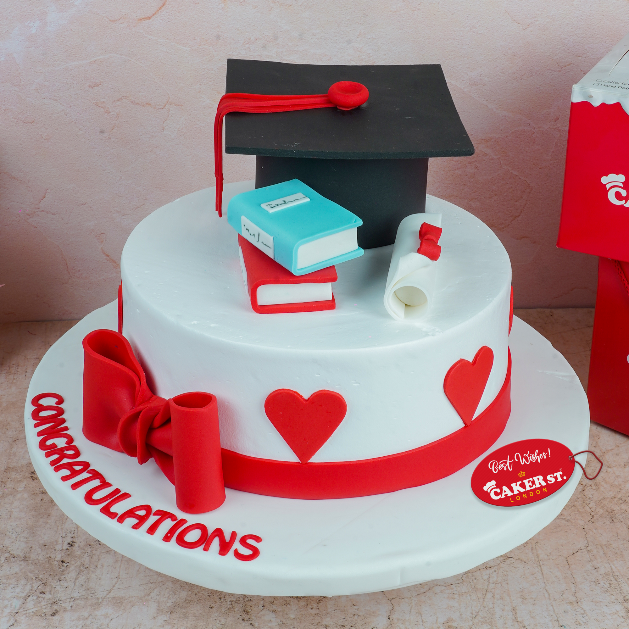 Victory Celebration Graduation Cake 