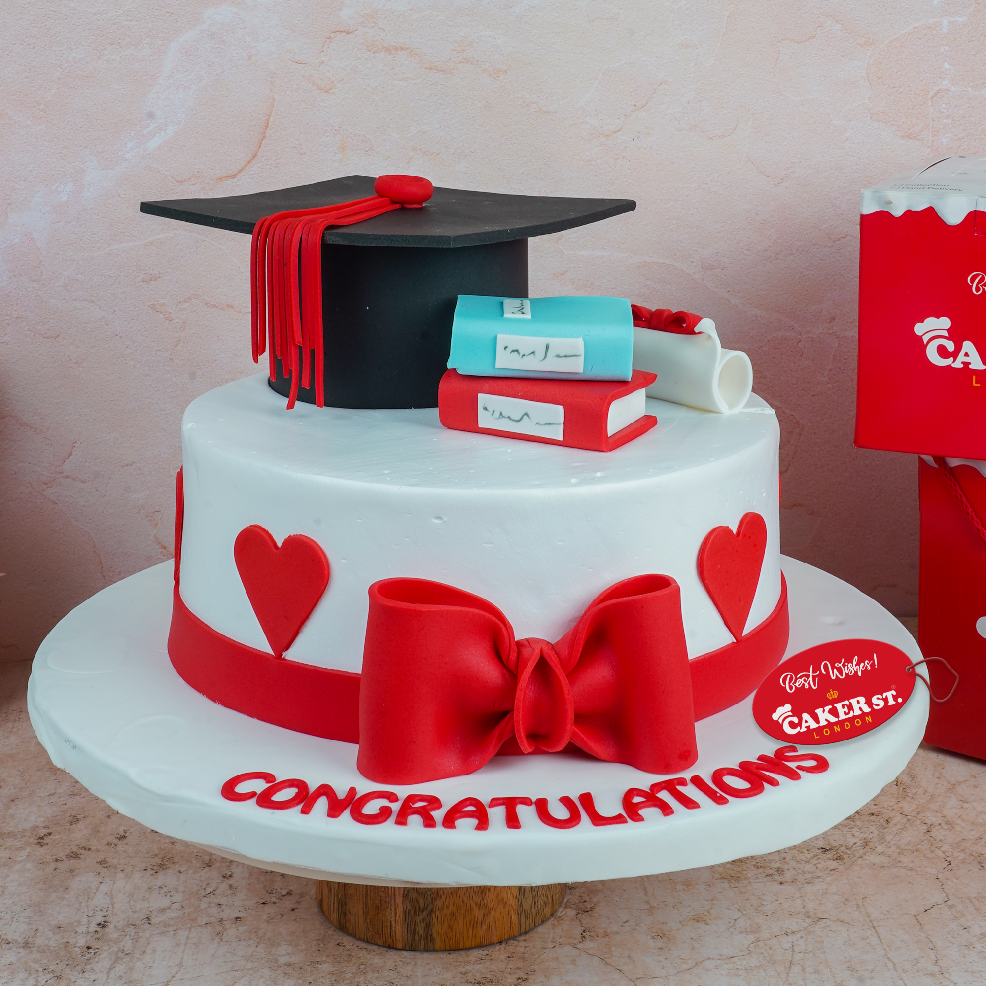 Victory Celebration Graduation Cake 