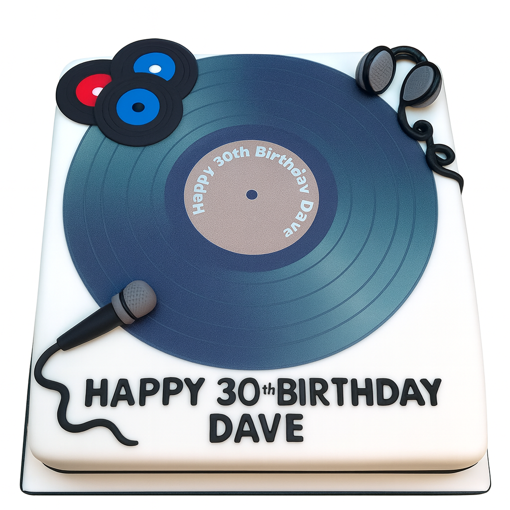 vinyl cake