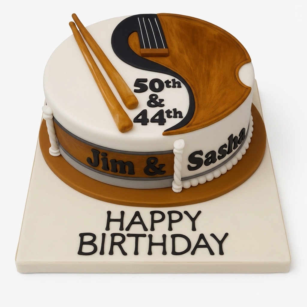 Music Theme Birthday Cake