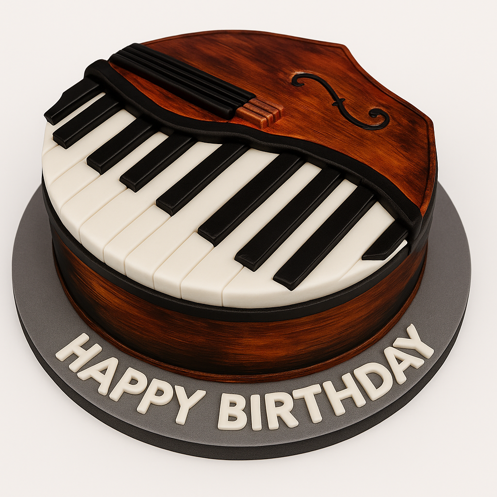 Violin cake